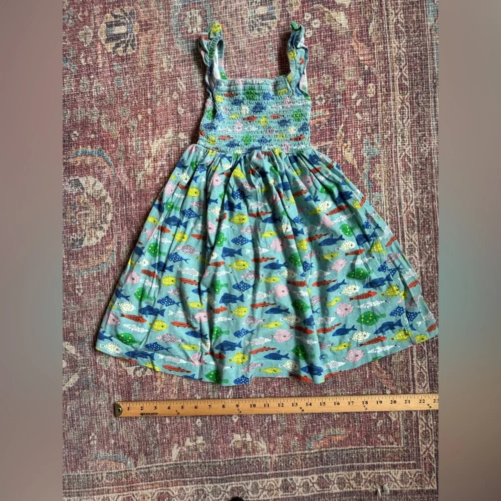Mini Boden 2-3yr Colorful Fish Print Kids Dress